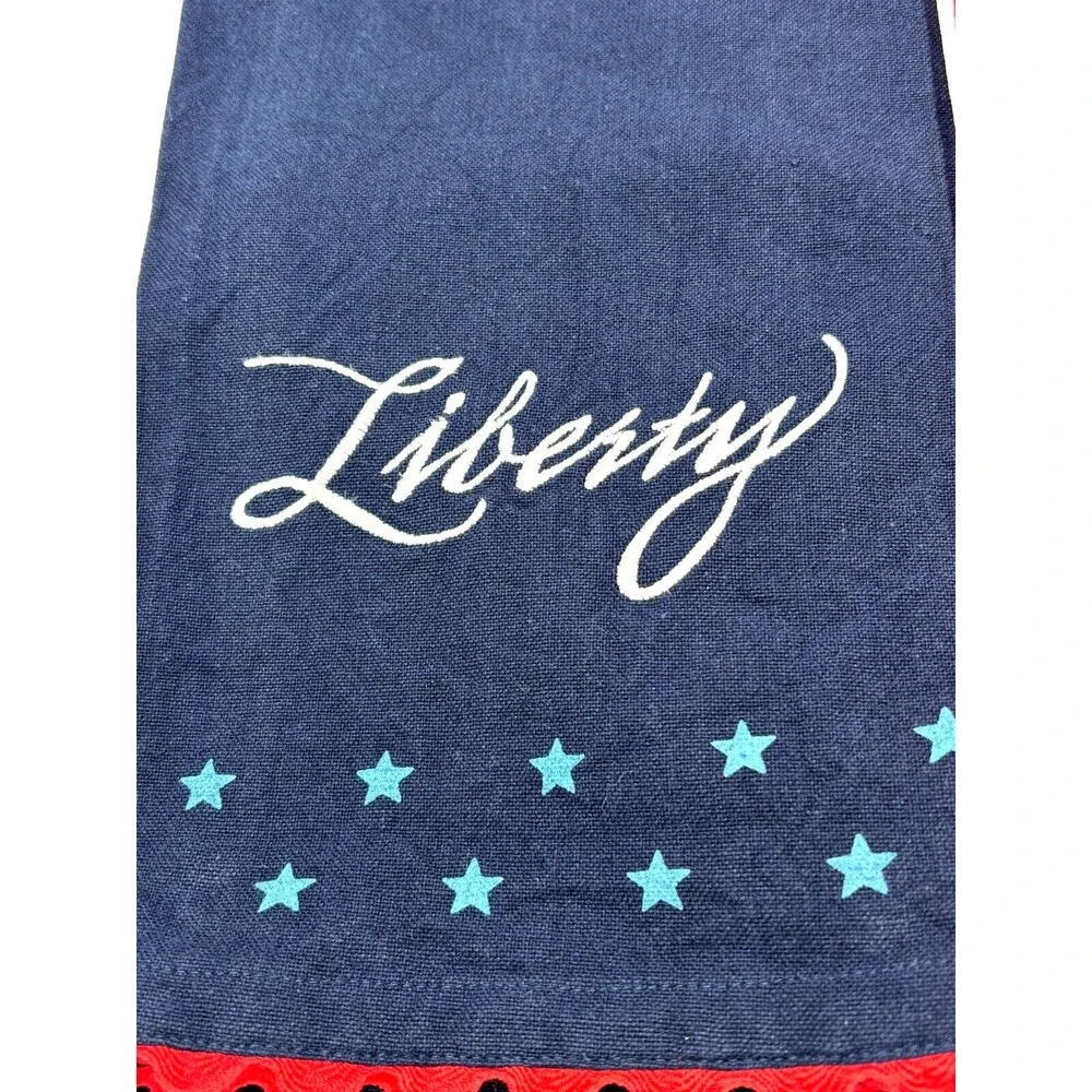 Kay Dee Designs Large Tea Towels Set of 3 Americana Patriotic Liberty Free 16x26